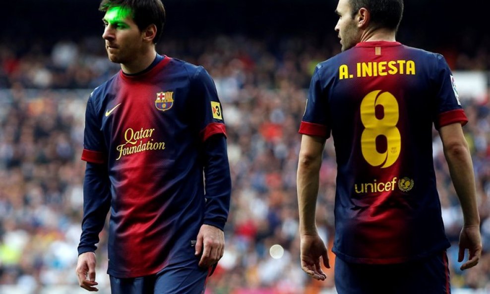 Lionel Messi i Anders Iniesta