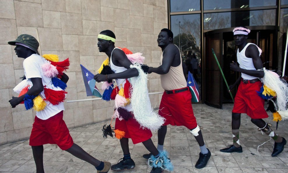 Proslava neovisnosti Južnog Sudana na ulicama Jube Južni Sudan