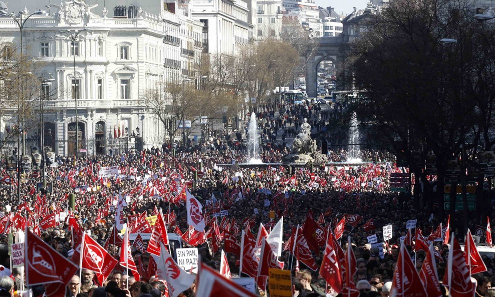 prosvjedi u Španjolskoj