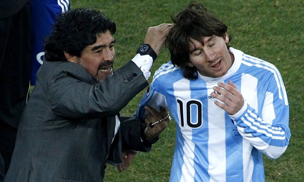 Leo Messi i Diego Maradona