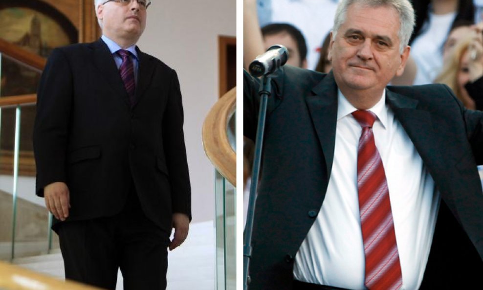 Ivo Josipović i Tomislav Nikolić spojka
