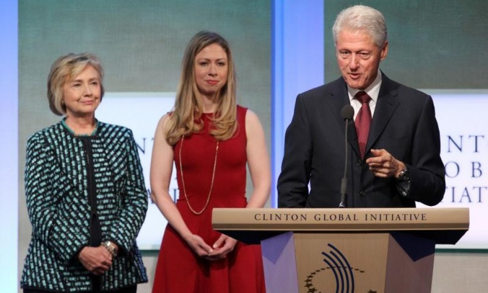 obitelj Clinton Hilary, Chelsea i Bill