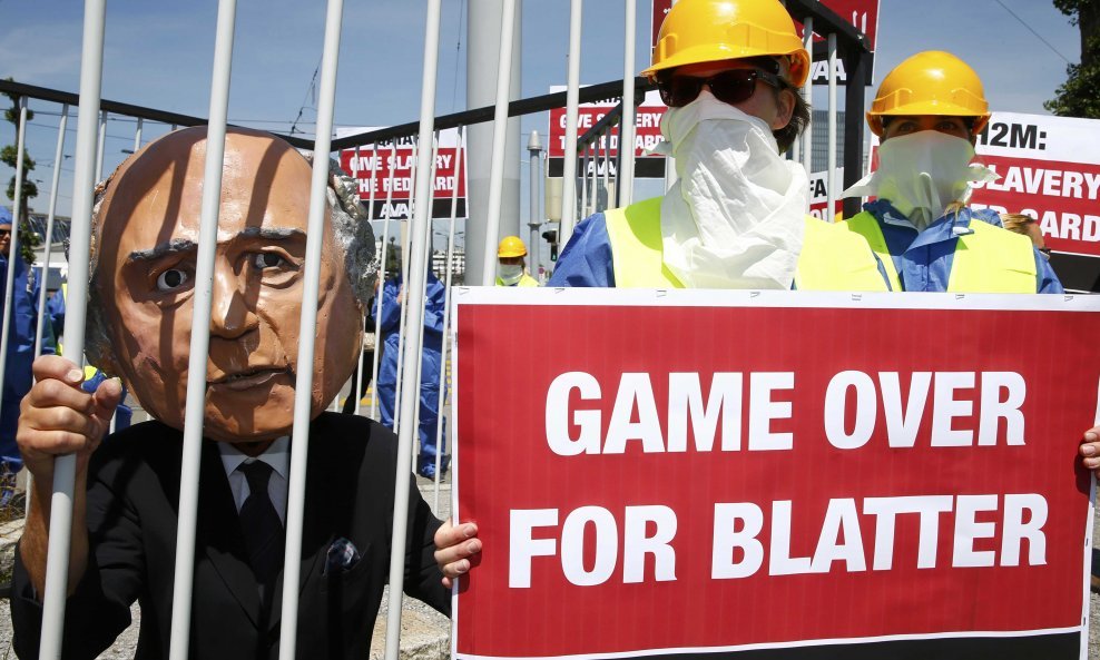 Sepp Blatter - FIFFA - protest