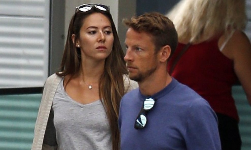 Jenson Button i Jessica