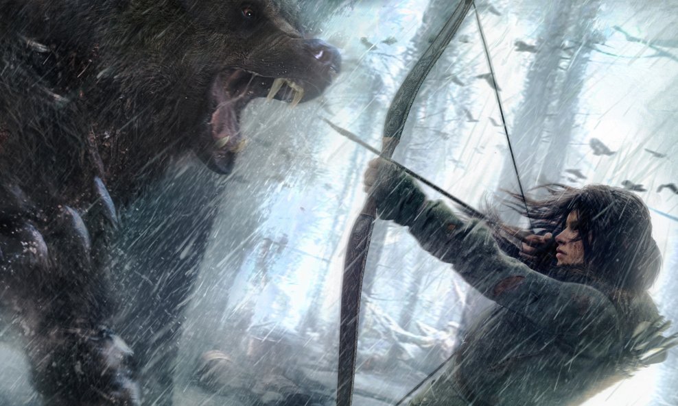 Rise of the Tomb Raider Lara protiv ličkog međeda