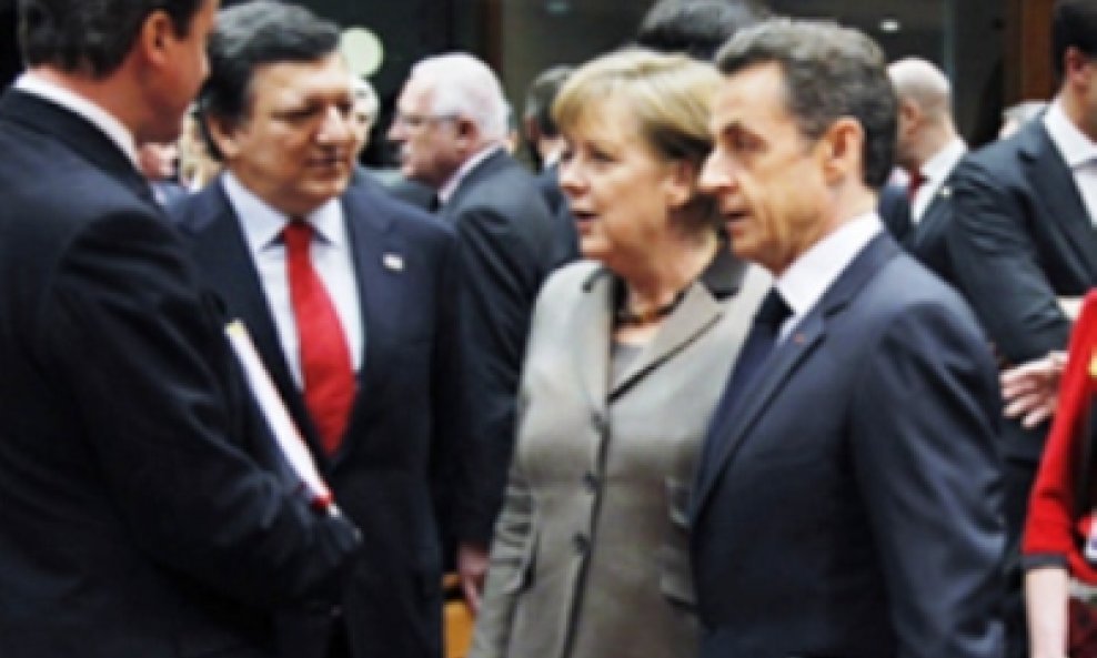 Berroso, Merkel, Sarkozy