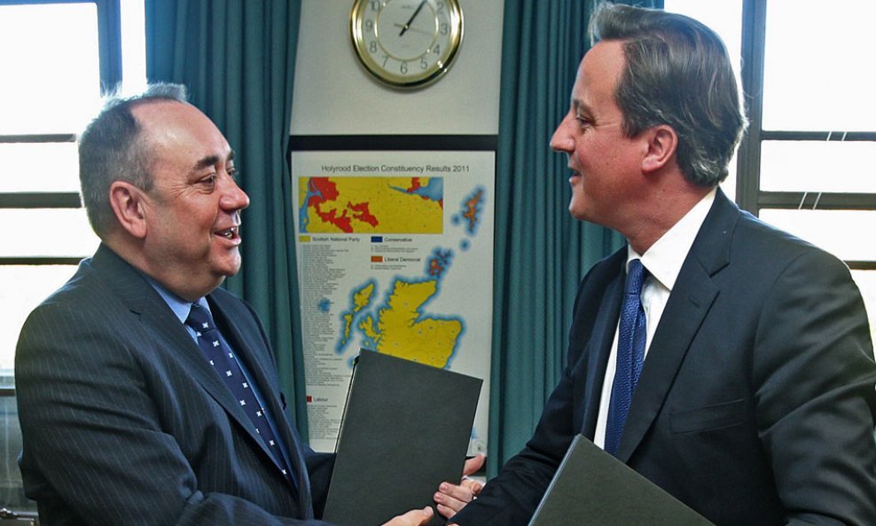 Alex Salmond i David Cameron