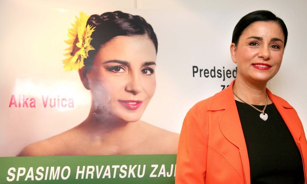 Predsjednička kandidatkinja Alka Vuica 