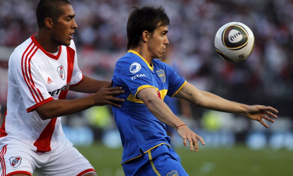 River Plate - Boca Juniors, Pablo Mouche i Jonathan Maidana