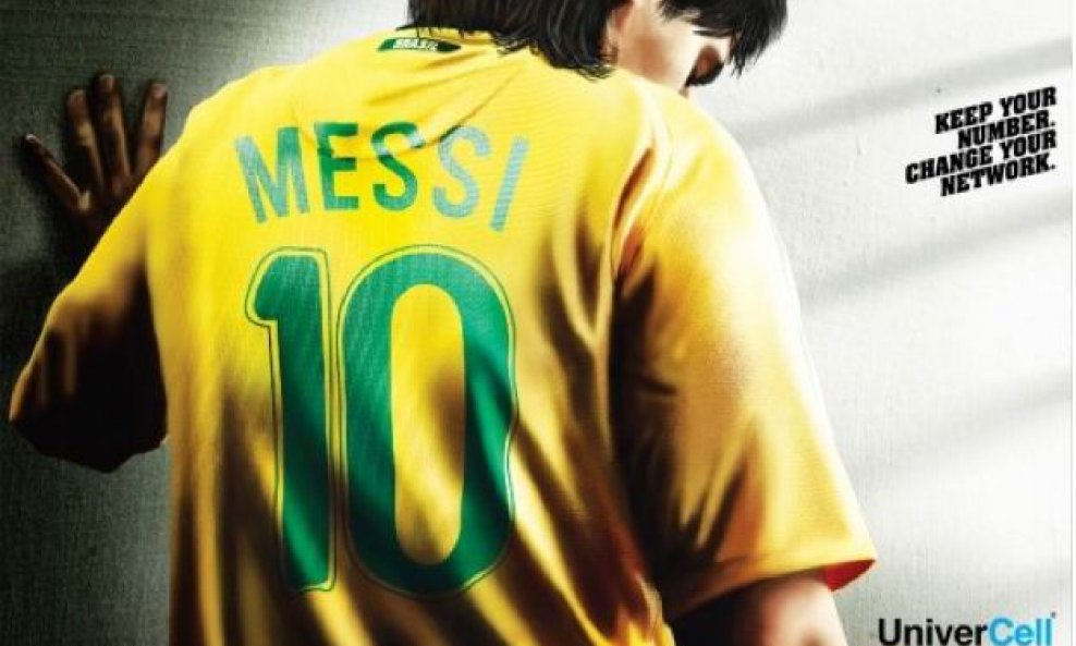 Messi u dresu Brazila
