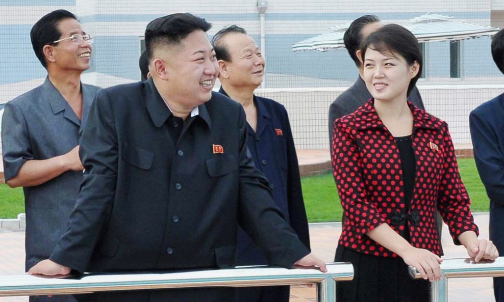 Kim Jong Un i Ri Sol Ju