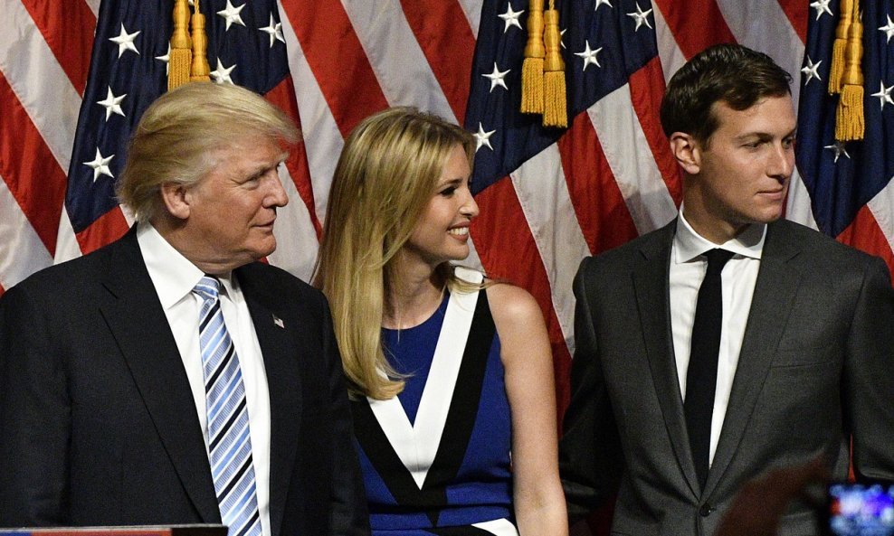 Donald Trump, Ivanka Trump i Jared Kushner