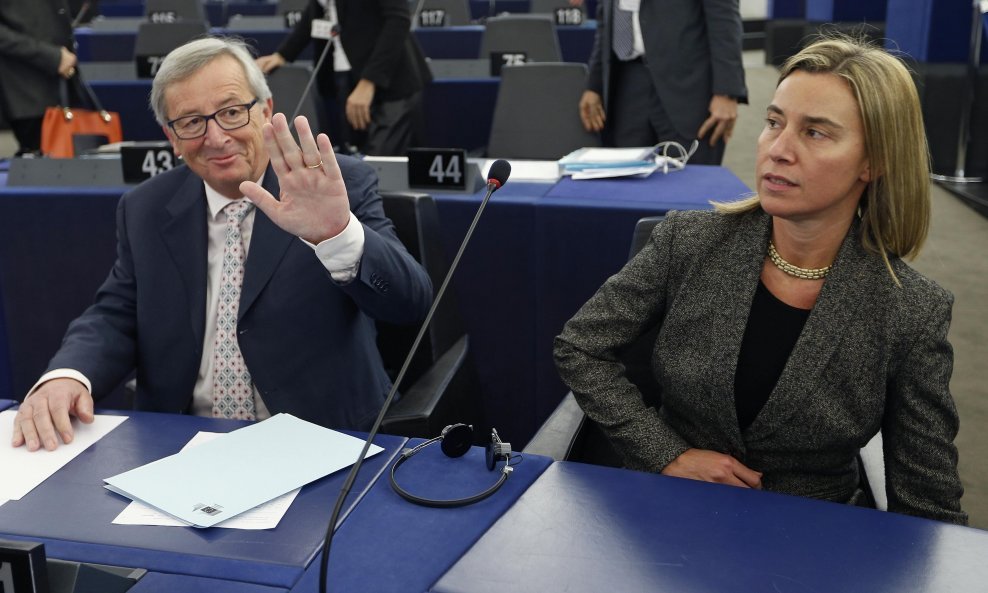 Jean-Claude Juncker i Federica Mogherini