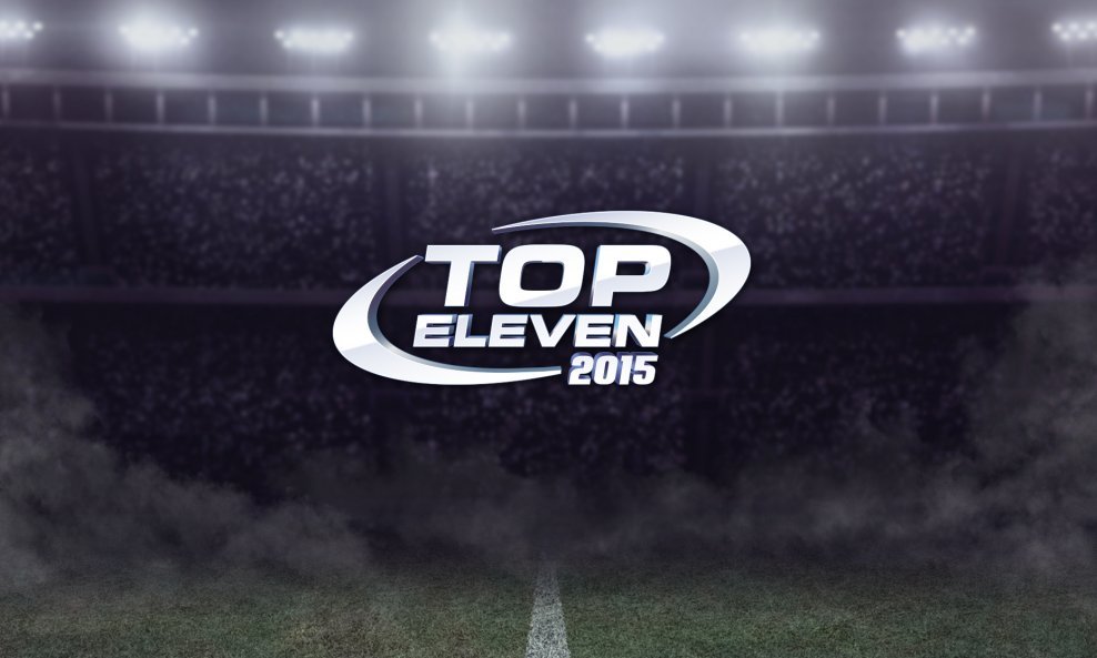 Top Eleven 2015. logo with background
