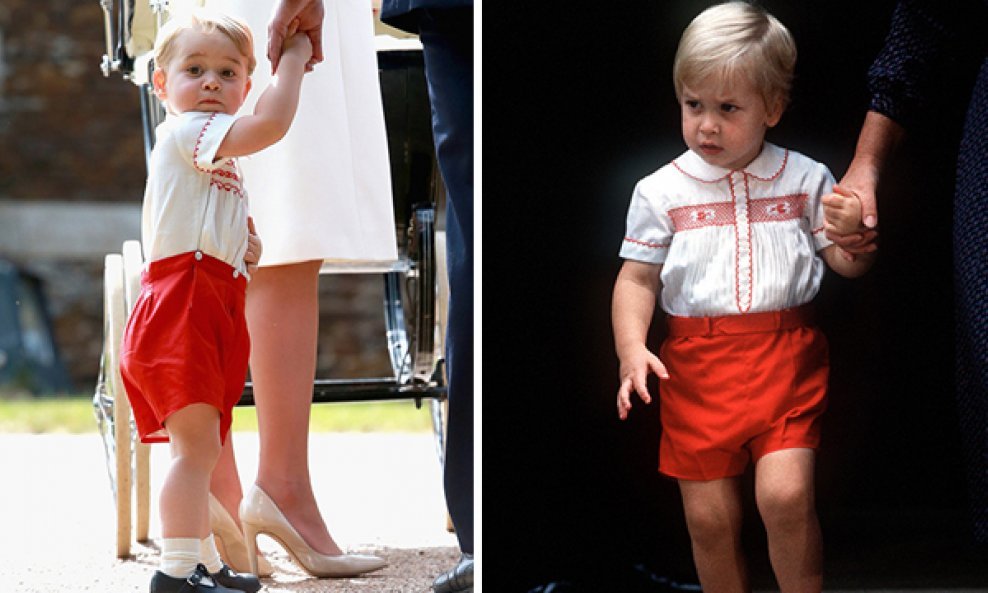 Princ George u identičnom kompletu koji je njegov otac nosi prije 30 godina