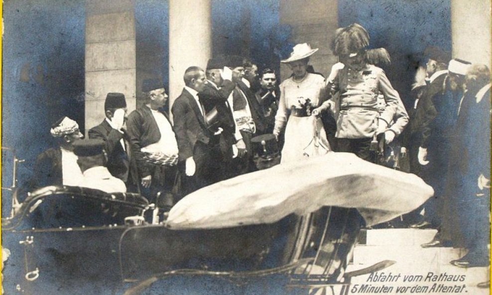 Franz Ferdinand u Sarajevu, pet minuta prije smaknuća