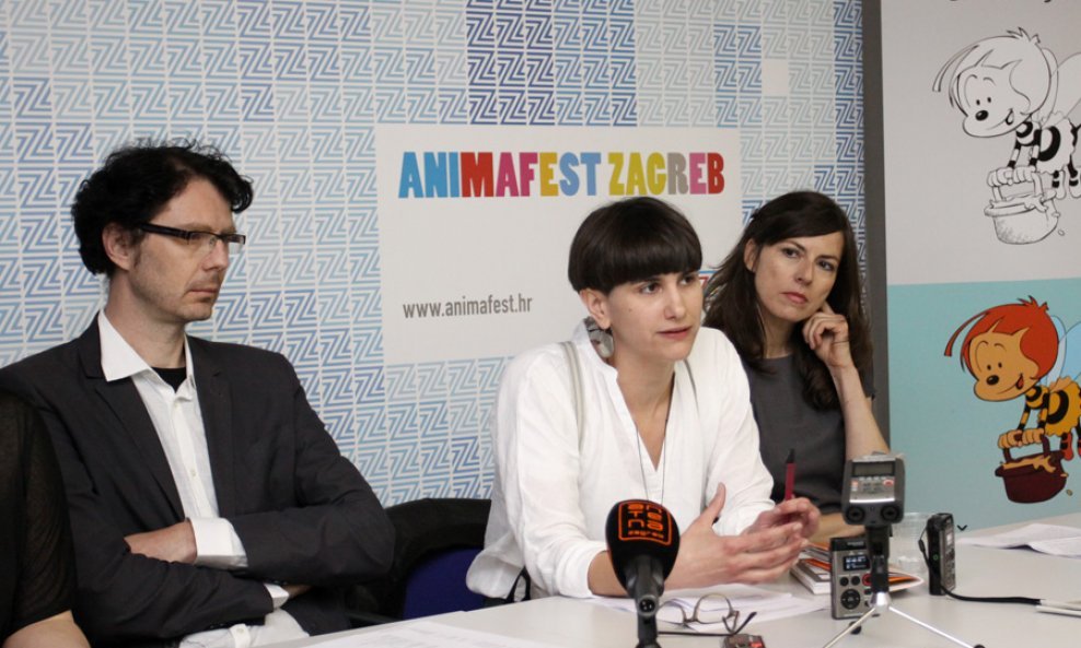 Animafest 2012 - Daniel Šuljić, Vjera Matković i Olinka Vištica (1)