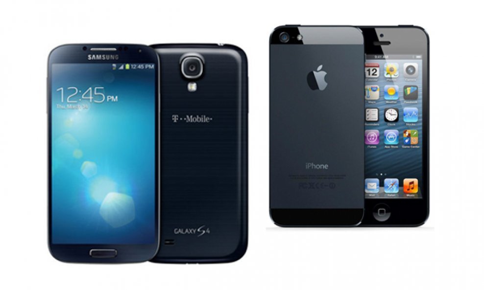Samsung Galaxy S4 Apple iPhone 5