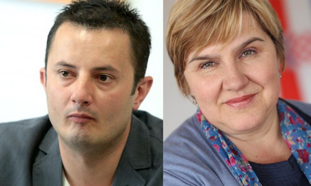 Dragan Zelić i Željka Markić.