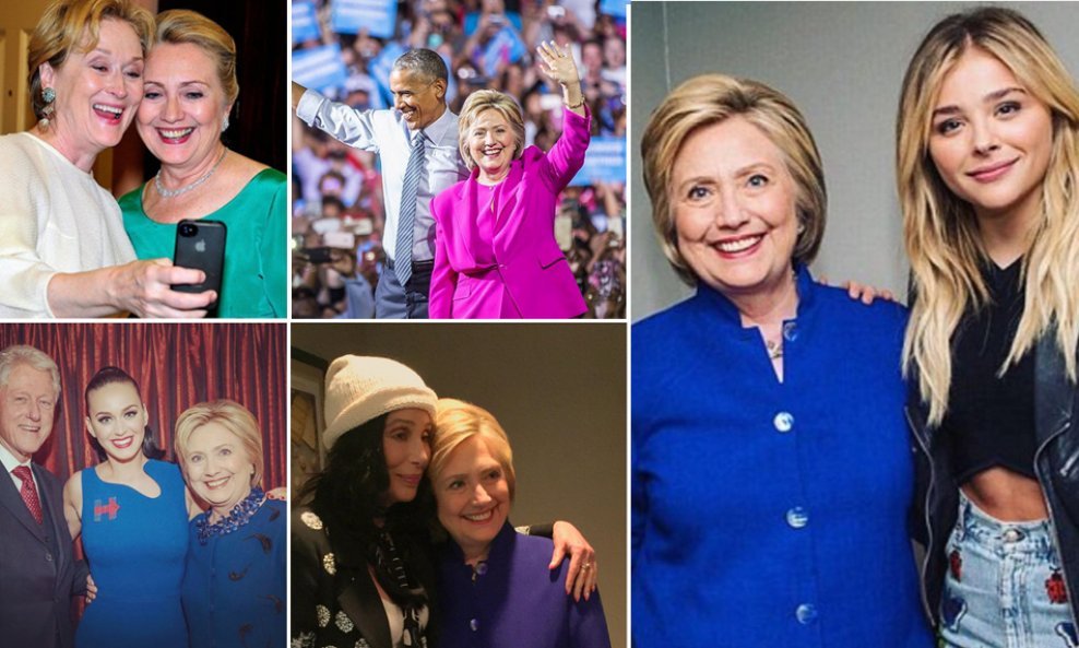 Meryl Streep, Barack Obama, Katy Perry, Cher i Chloe Grace Moretz javno podupiru Hillary Clinton