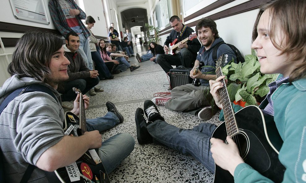Studentski prosvjed gitarijada