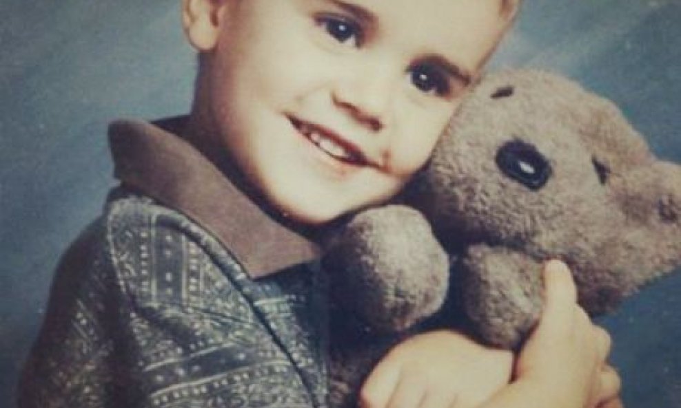 Justin Bieber slika iz djetinjstva