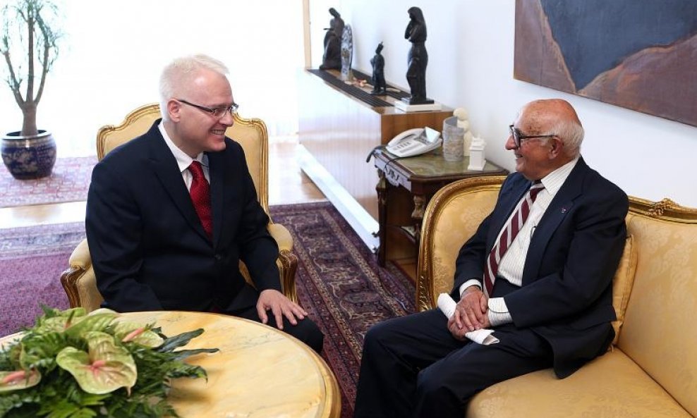 Ivo Josipović i predsjednik Haškog suda Theodor Meron