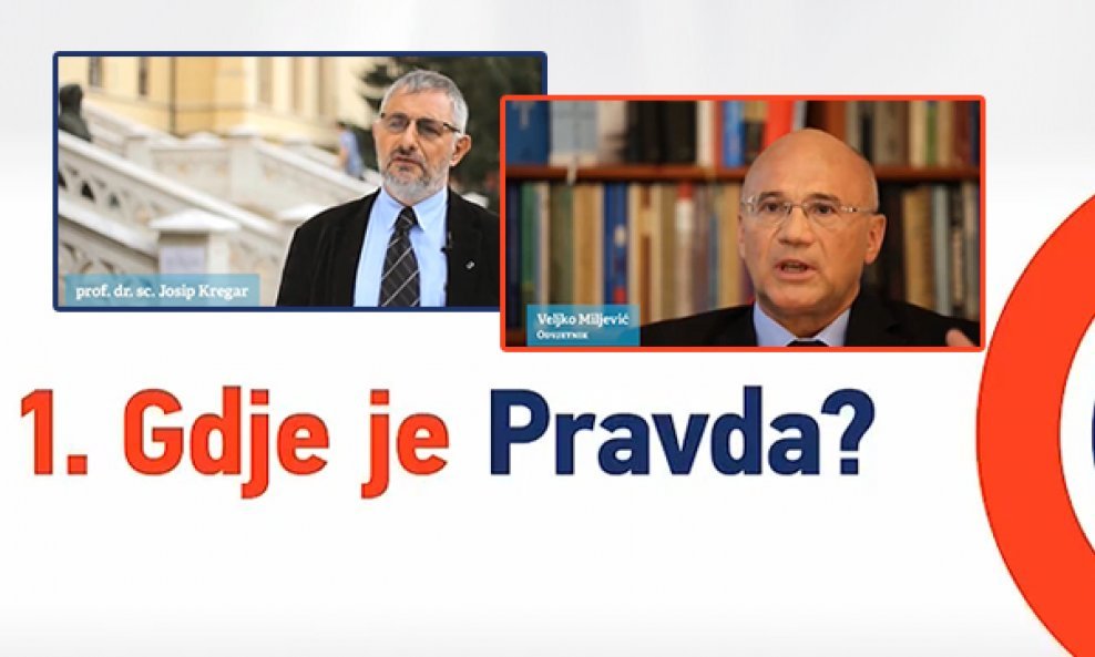 Pravda, Josipović, Miljević, Kregar