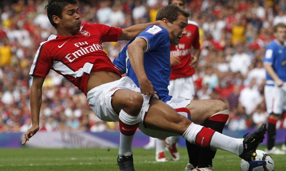 Eduardo da Silva, Arsenal-Rangers 2009