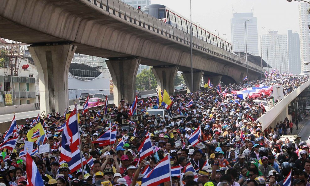 Tajland prosvjed