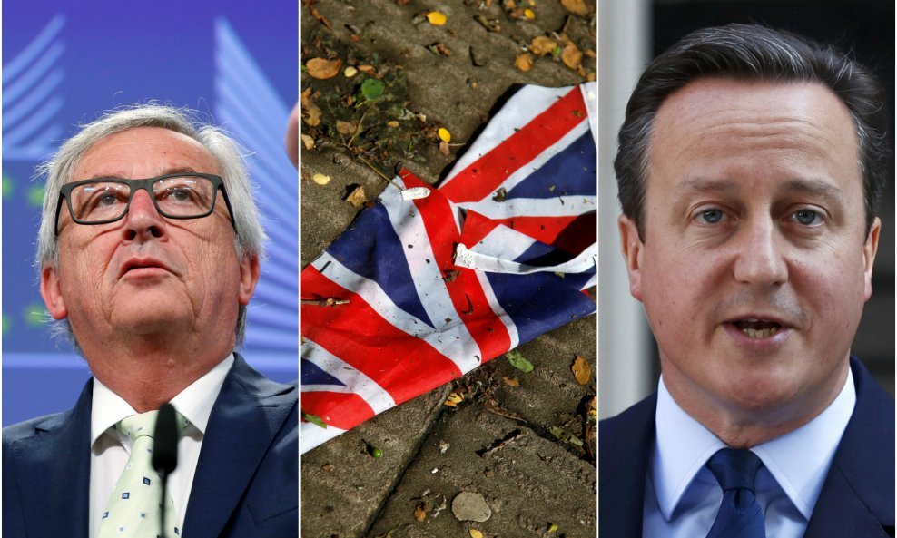 Jean Claude Juncker i David Cameron