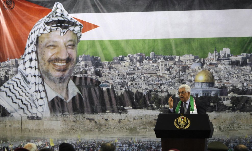 Yasser Arafat Mahmud Abas Palestina