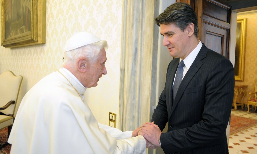 zoran milanović papa benedikt XVI papa milanović