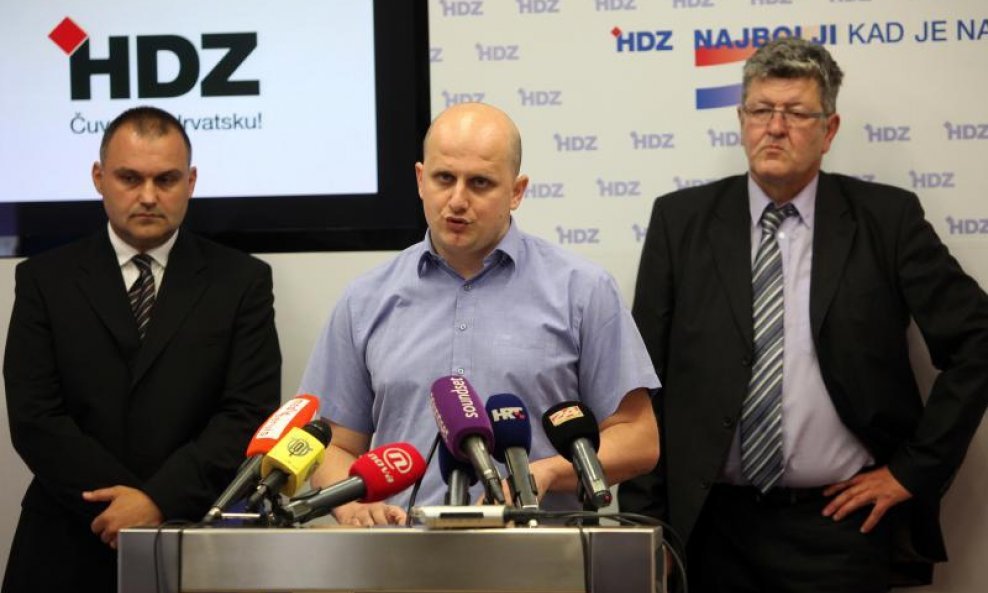 HDZ-ovci Damir Jelić Ivan Ćelić i Ante Ćorušić