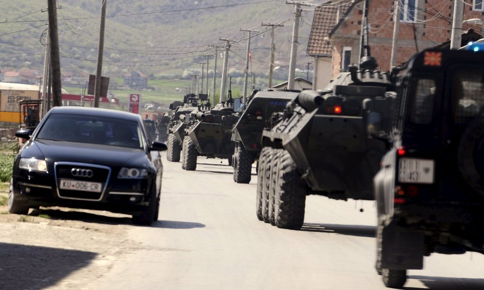 Vojska u makedonskom selu Gošince