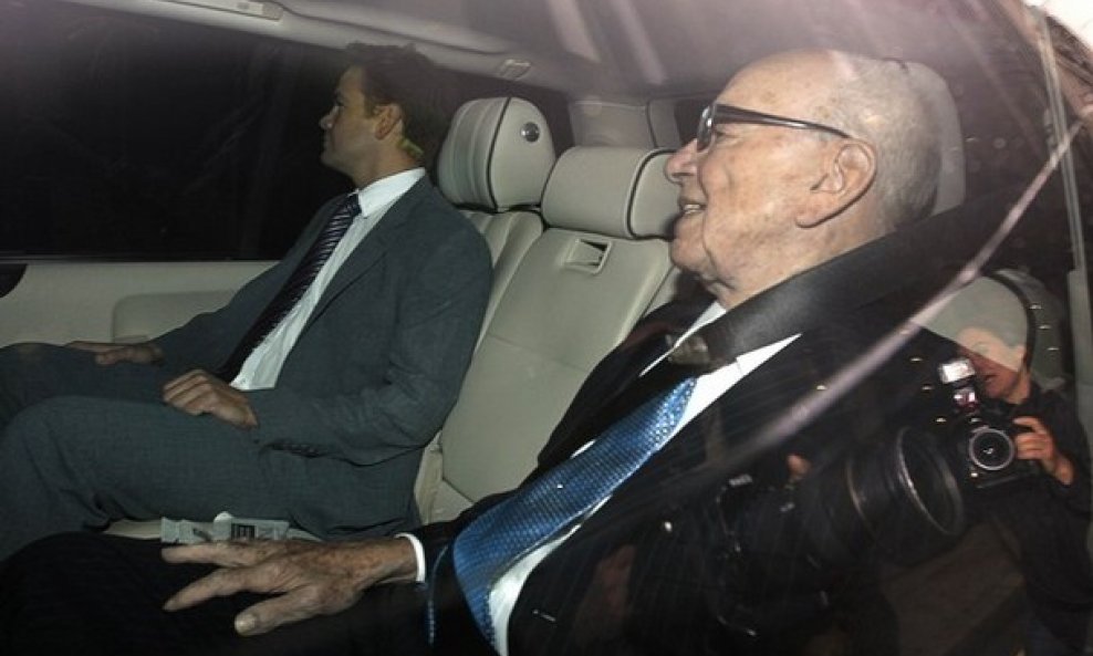 Rupert Murdoch i sin Lachlan