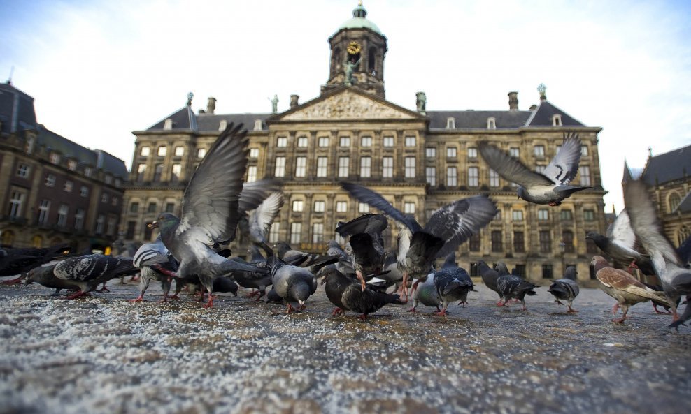 Kraljevska palača u Amsterdamu u Nizozemskoj