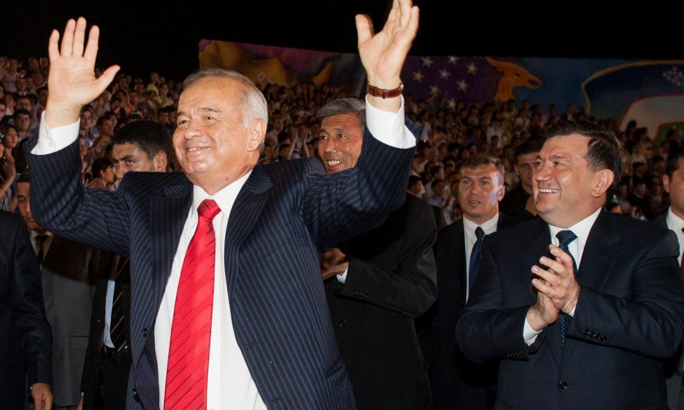 Islam Karimov (lijevo) i Šavkat Mirzijojev (desno)