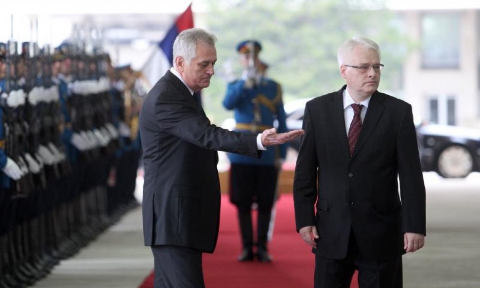Ivo Josipović i Tomislav Nikolić u Beogradu (6)