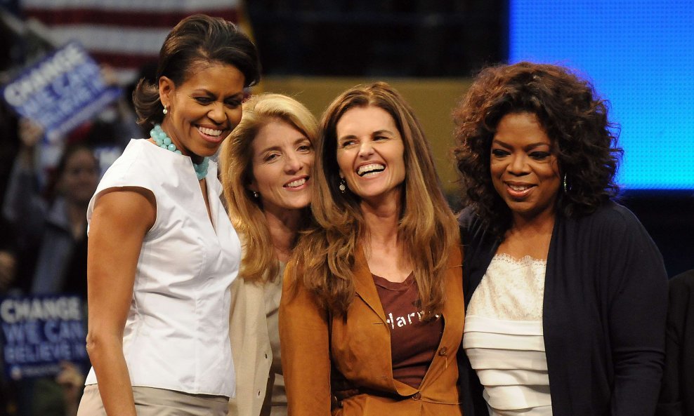 Michelle Obama, Caroline Kennedy, Maria Shriver i Oprah Winfrey
