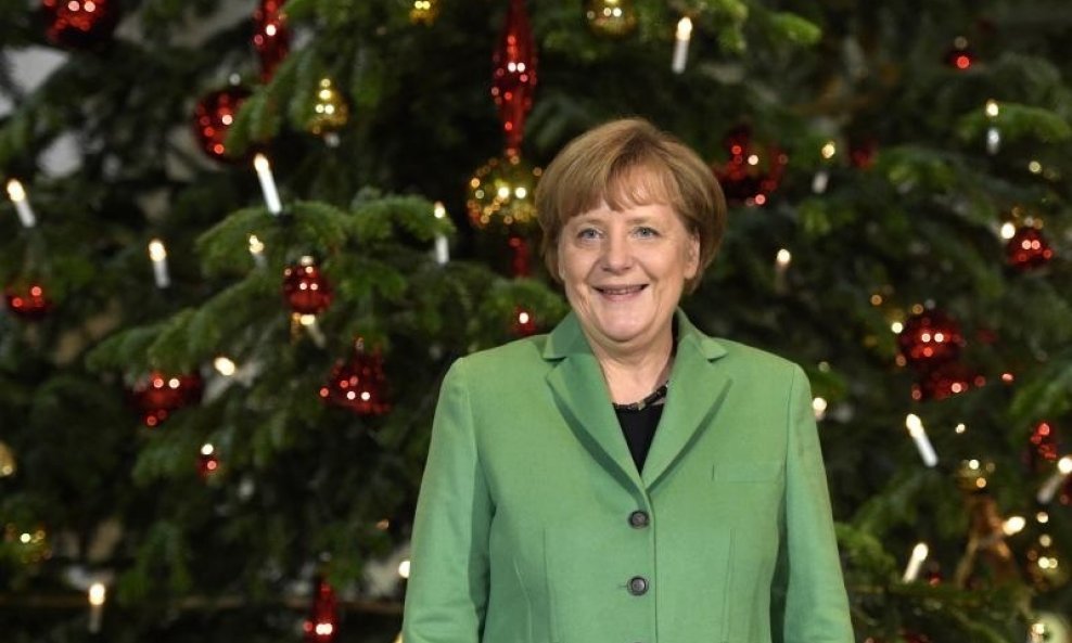 Angela Merkel božićno drvce