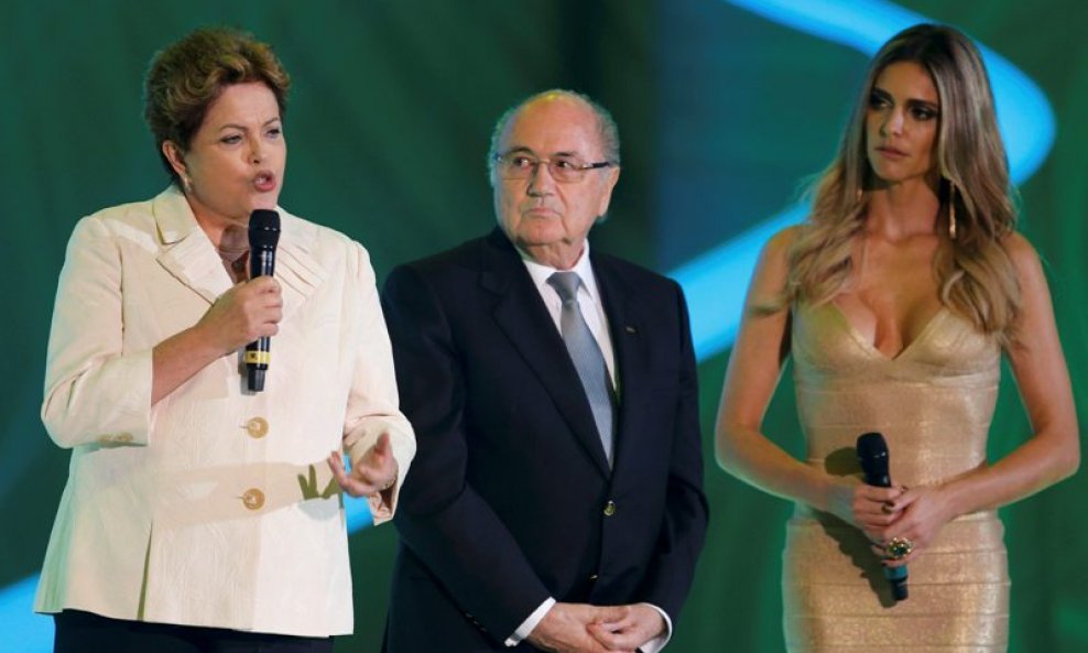 Dilma Rouseff Blatter Fernanda Lima