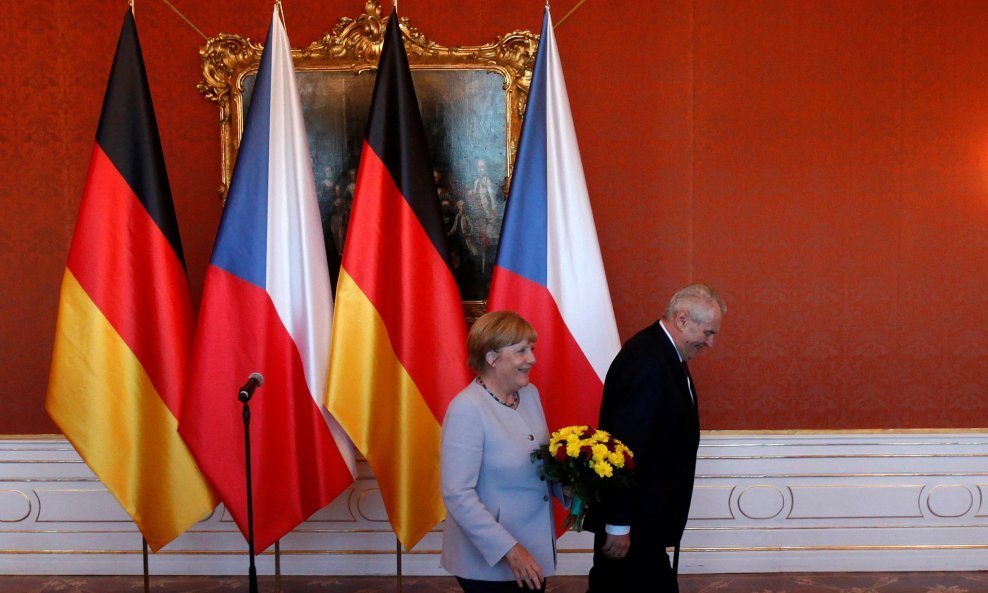 Angela Merkel i Miloš Zeman