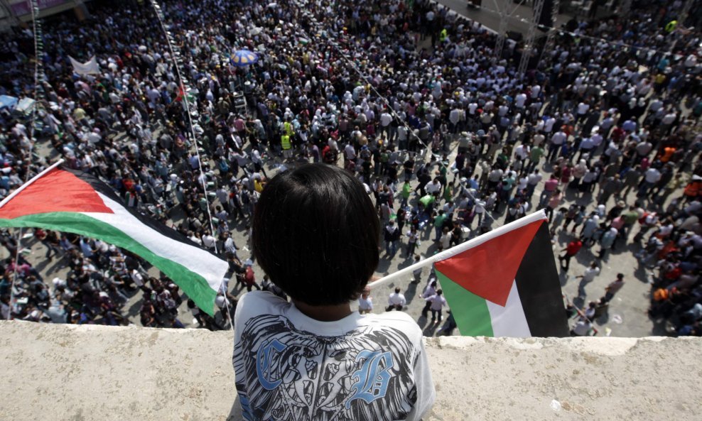 palestina palestinci na ulicama