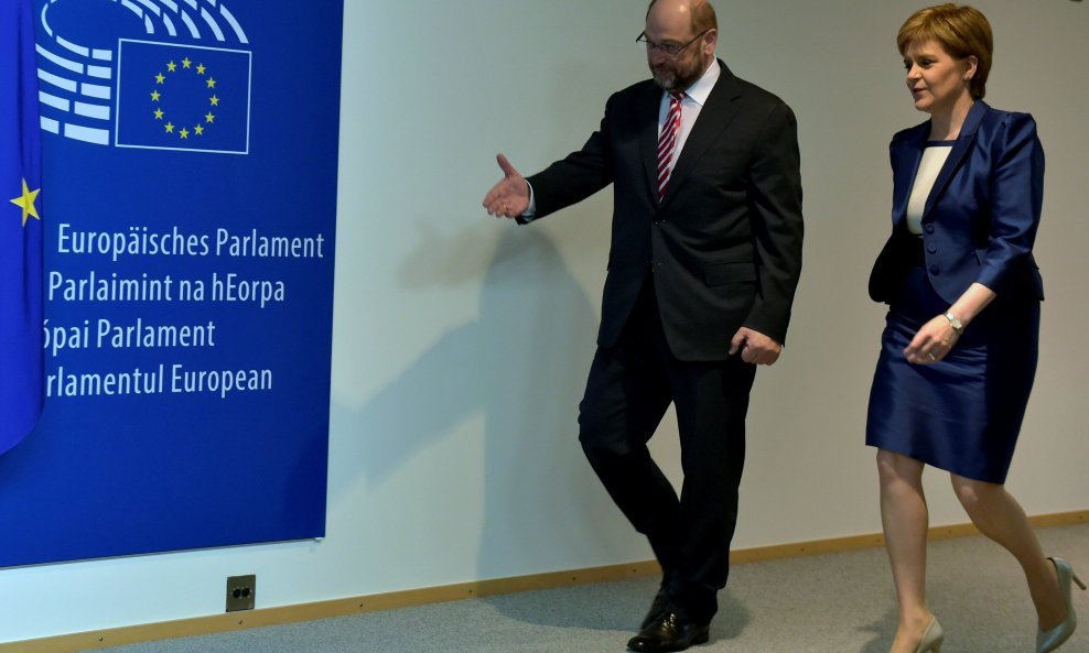 Martin Schulz i Nicola Sturgeon