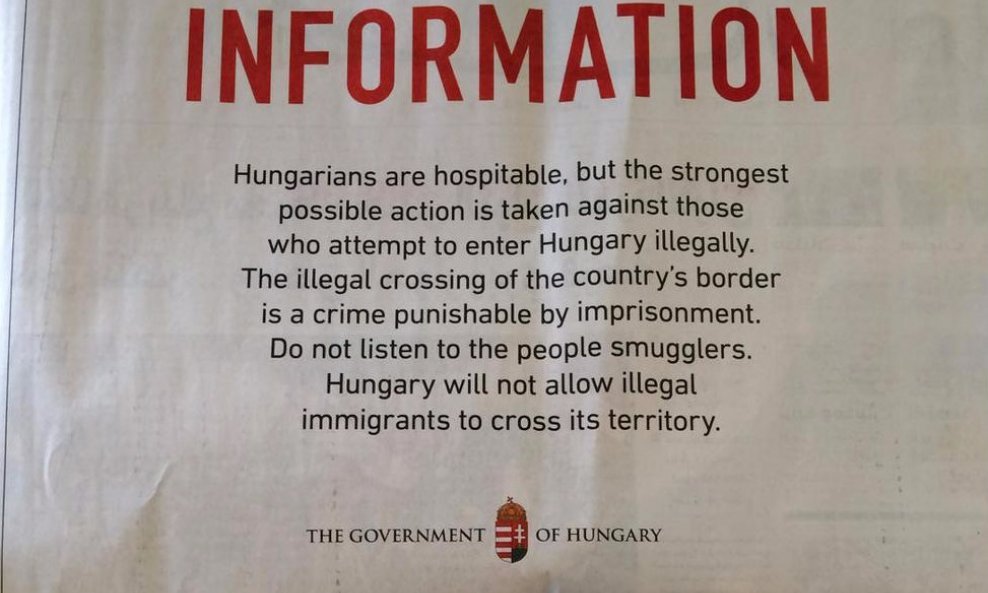 Mađarski oglas