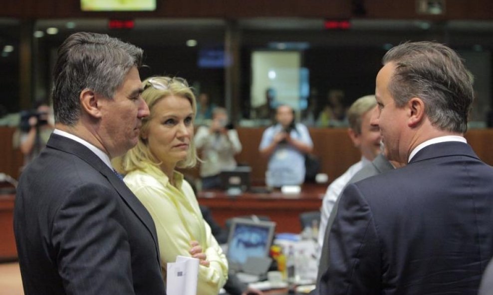 Zoran Milanović, Helle Thorning-Schmidt i David Cameron