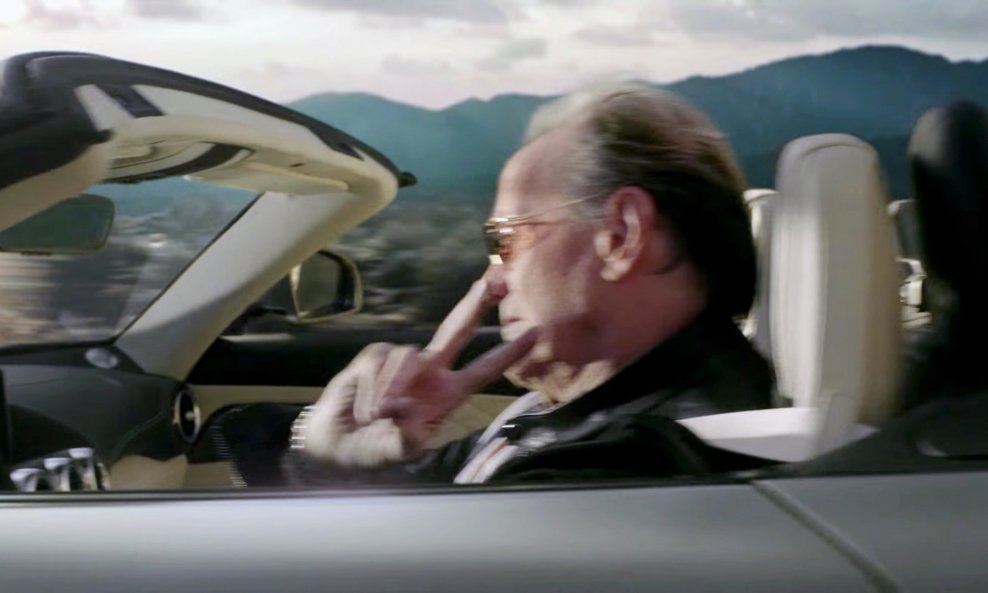 Peter Fonda u oglasu za Mercedes