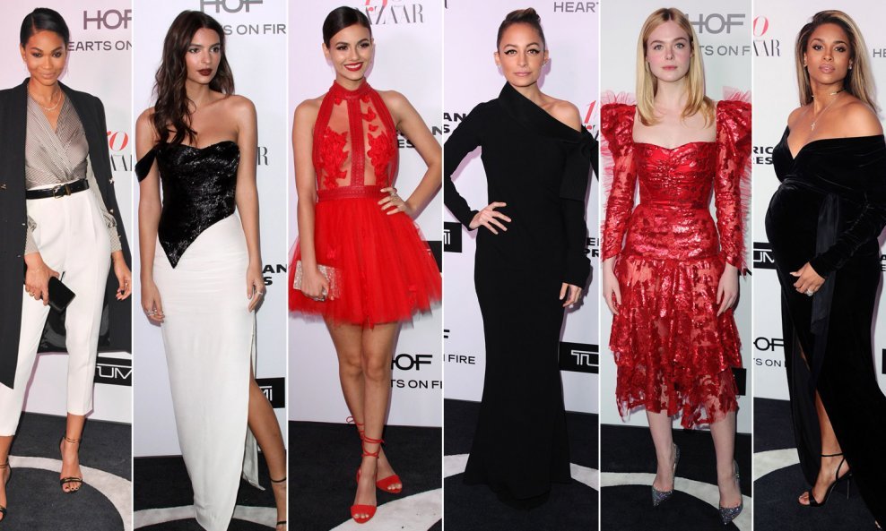 Chanel Iman, Emily Ratajkowski, Victoria Justice, Nicole Richie, Dakota Fanning i Ciara
