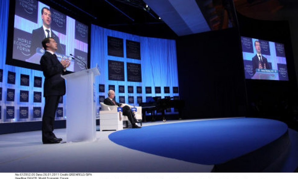 medvedev ekonomski forum davos